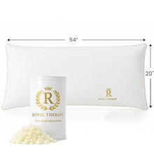 Load image into Gallery viewer, Royal Therapy Long Body Pillow β Full Body Pillow for Adults and Side Sleepers β Long Pillow for Bed with Cooling Memory Foam β Adjustable Firm Long Pillow for Back Pain, Hugging & Sleep Support