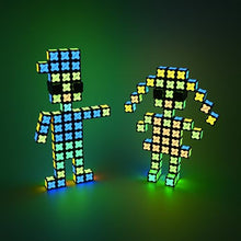 Load image into Gallery viewer, TOSY Magnet Cube 3x3-240 Magnets, 30 Blocks, 7 in 1: Puzzle Cube Game, Creative Building Blocks, Transformable Fidget Spinner, Infinity Cube, Magnet Tiles, UV Flashlight, Glowing STEAM Toy, 2-Pack