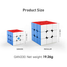 Load image into Gallery viewer, GAN 330 Mini Cube Key, 3x3 Speed Cube Keychains Puzzle Toy for Kids Teens Beginners Holiday Birthday Gifts, 1.2 Inch (10th Anniversary Edition)
