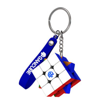 Load image into Gallery viewer, GAN 330 Mini Cube Key Ring 3x3 Speed Cube Keychains, Stocking Easter Basket Stuffers Christmas New Year Holiday Birthday Gifts for Kids Teens Beginners Carry On, 1.2 Inch (Standard Version)