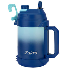 Load image into Gallery viewer, Zukro 1 Gallon Water Jug, One Gallon Large Triple Wall Insulated Metal Jug With Straw and Spout, No Sweat 128 oz Stainless Steel Sport Water Bottle Keeps Cold 48 Hours for Outdoors