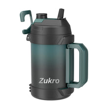 Load image into Gallery viewer, Zukro 1 Gallon Water Jug, One Gallon Large Triple Wall Insulated Metal Jug With Straw and Spout, No Sweat 128 oz Stainless Steel Sport Water Bottle Keeps Cold 48 Hours for Outdoors,