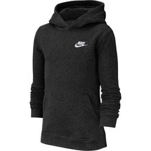 Load image into Gallery viewer, Nike Boy's NSW Pull Over Hoodie Club, Black/White, Small