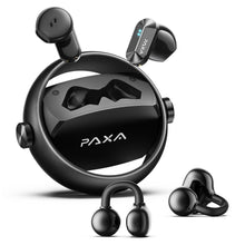 Load image into Gallery viewer, 2 in 1 Clip on Open Ear Headphones Wireless Earbuds, 0 Delay Bluetooth 6.0, Ultra-Long 140H Play, Auto L-R Recognition Touch Control, Hybrid Noise Reduction for Work Fitness Daily Use, Ctbuds Black