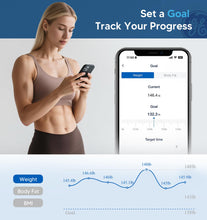 Load image into Gallery viewer, GE Scale for Body Weight, Body Fat, BMI, Muscle Mass, Smart Bathroom Scales with 14 Body Composition Metrics with Large Display, Accurate Bluetooth Weighing Machine with Fitness App, 400 lbs