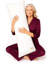 Load image into Gallery viewer, Royal Therapy Long Body Pillow β Full Body Pillow for Adults and Side Sleepers β Long Pillow for Bed with Cooling Memory Foam β Adjustable Firm Long Pillow for Back Pain, Hugging & Sleep Support