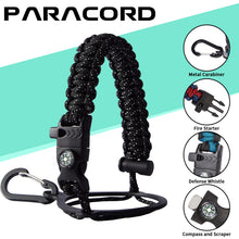 Load image into Gallery viewer, 40oz Stainless Steel Water Bottle - Wide Mouth Vacuum Insulated Metal Water Bottle with Straw Lid & Paracord Handle, Sweat-Proof Water Flask Thermo Metal Mug with Strap for Gym Camping Hiking