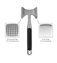 Load image into Gallery viewer, KitchenAid Gourmet Multi Sided Meat Tenderizer for Pounding Meats, Nuts, Shellfish, ect, Hang Hole for Easy Storage, Hand Wash, One Size, Black