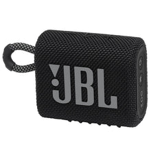 Load image into Gallery viewer, JBL Go 3: Portable Speaker with Bluetooth, Built-in Battery, Waterproof and Dustproof Feature Black