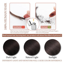 Load image into Gallery viewer, Human Hair Clip in Hair Extensions 14 Inch 80g/2.82oz Real Human Hair Clip ins Extensions 5pcs #2 Dark Brown Straight Remy Hair Extensions for Women Double Weft