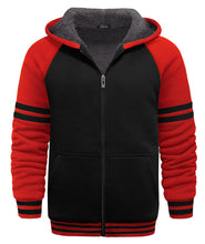 Load image into Gallery viewer, SECOOD Kids Hoodie Fleece Jacket Warm Sherpa Lined Zip Up Hooded Sweatshirt Soft Winter Coat Boys Girls School Outerwear