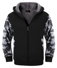 Load image into Gallery viewer, SECOOD Kids Hoodie Fleece Jacket Warm Sherpa Lined Zip Up Hooded Sweatshirt Soft Winter Coat Boys Girls School Outerwear