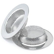 Load image into Gallery viewer, Honmein 2 Pcs Sink Strainer for Most Kitchen Sink Drain Basket, Upgraded Double-Layer Safe Design Kitchen Sink Strainer (Outer Diameter 4.5 Inch)