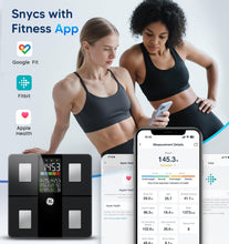 Load image into Gallery viewer, GE Scale for Body Weight, Body Fat, BMI, Muscle Mass, Smart Bathroom Scales with 14 Body Composition Metrics with Large Display, Accurate Bluetooth Weighing Machine with Fitness App, 400 lbs