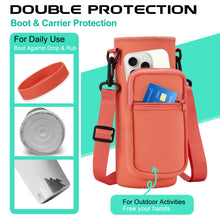 Load image into Gallery viewer, 40 oz Stainless Steel Water Bottles with Straw and Auto Spout Lids, Wide Mouth Metal Thermo Bottles for Gym, Leak Proof & BPA-Free Water Flask Jug with Paracord Handle & Carrier Bag with Strap