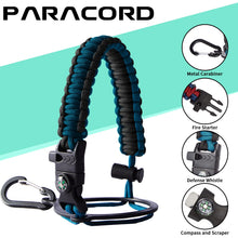 Load image into Gallery viewer, 32/40/64/128 oz Insulated Water Bottle with straw & Spout Lids Keep Cold 48H Hot 24H, Large Water Flask Bottle with Shoulder Carrier Bag, Paracord Handle & Boot for Gym, Workout & Beach