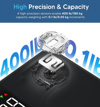 Load image into Gallery viewer, GE Scale for Body Weight, Body Fat, BMI, Muscle Mass, Smart Bathroom Scales with 14 Body Composition Metrics with Large Display, Accurate Bluetooth Weighing Machine with Fitness App, 400 lbs