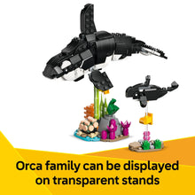 Load image into Gallery viewer, LEGO Creator 3 in 1 Wild Animals Panda Family - Building Toy Kit for Kids with 3 Building Options, Panda, Penguin, or Orca - 8 Year Old Girl & Boy Birthday Gifts - 31165