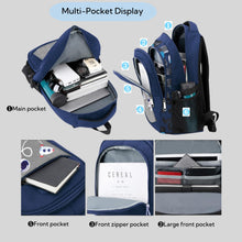 Load image into Gallery viewer, MITOWERMI Astronaut-space Backpack for Boys-Girls Elementary Middle School Bags for Girls Kids Bookbag, Astronaut Green+blue