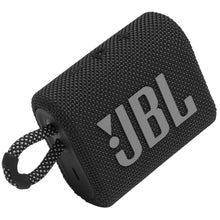 Load image into Gallery viewer, JBL Go 3: Portable Speaker with Bluetooth, Built-in Battery, Waterproof and Dustproof Feature Black
