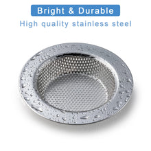 Load image into Gallery viewer, Honmein 2 Pcs Sink Strainer for Most Kitchen Sink Drain Basket, Upgraded Double-Layer Safe Design Kitchen Sink Strainer (Outer Diameter 4.5 Inch)