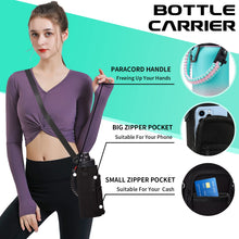 Load image into Gallery viewer, 32oz Stainless Steel Water Bottle -w/Paracord Handle, Straw & Spout Lids, Bottle Sleeve, Reusable Metal Thermo Keep Cold-48h & Hot-24h, Wide Mouth Double-Wall Vacuum Flasks for Sports Fitness