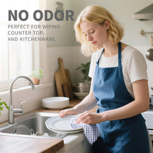 Load image into Gallery viewer, Oeleky Dish Cloths for Kitchen Washing Dishes, Super Absorbent Dish Rags, Cotton Kitchen Dish Towels Pack of 8, 12x12 Inches