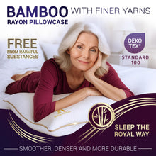 Load image into Gallery viewer, Royal Therapy Long Body Pillow β Full Body Pillow for Adults and Side Sleepers β Long Pillow for Bed with Cooling Memory Foam β Adjustable Firm Long Pillow for Back Pain, Hugging & Sleep Support