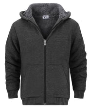 Load image into Gallery viewer, SECOOD Kids Hoodie Fleece Jacket Warm Sherpa Lined Zip Up Hooded Sweatshirt Soft Winter Coat Boys Girls School Outerwear