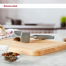 Load image into Gallery viewer, KitchenAid Gourmet Multi Sided Meat Tenderizer for Pounding Meats, Nuts, Shellfish, ect, Hang Hole for Easy Storage, Hand Wash, One Size, Black