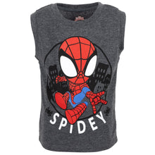Load image into Gallery viewer, Marvel Spidey and His Amazing Friends Toddler Boys 3 Piece Outfit Set Black/Red/Grey 5T