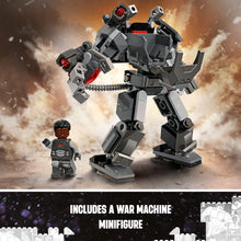 Load image into Gallery viewer, LEGO Marvel War Machine Mech Armor, Buildable Marvel Action Figure Toy for Kids with 3 Stud Shooters, Legendary Character from The MCU, Marvel Gift for Boys and Girls Aged 6 and Up, 76277