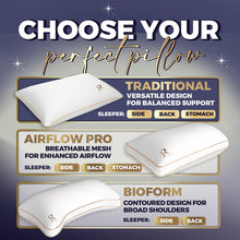 Load image into Gallery viewer, Royal Therapy King Memory Foam Pillows 4-Pack - Shredded Memory Foam Pillow for All Sleep Positions - Medium Firm Pillow with Adjustable, Bamboo-Derived Rayon Cover, CertiPUR-US, Oeko-TEX Certified