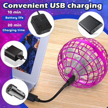 Load image into Gallery viewer, Tikduck Flying Orb Ball 2024 Toys Soaring Hover Boomerang Spinner Hand Controlled Mini Drone Cosmic Globe Spinning Kids Outdoor Fly Toy Birthday Gift Cool Stuff for Boys Girls 6 7 8 9 10+ Year Old