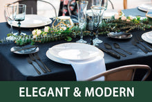 Load image into Gallery viewer, 24-Piece Black Silverware Set with Steak Knives, Black Flatware Set for 4, Food-Grade Stainless Steel Tableware Cutlery Set, Mirror Finished Utensil Sets for Home Restaurant