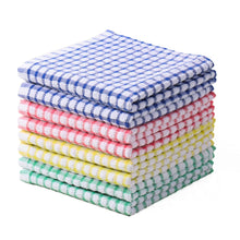 Load image into Gallery viewer, Oeleky Dish Cloths for Kitchen Washing Dishes, Super Absorbent Dish Rags, Cotton Kitchen Dish Towels Pack of 8, 12x12 Inches