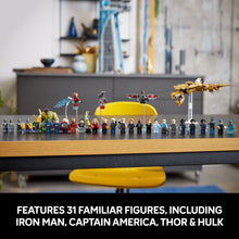 Load image into Gallery viewer, LEGO Marvel Avengers Tower Building Kit, Detailed Recreation of The Iconic HQ Featuring Classic Movie Scenes, 31 Figures and Authentic Accessories, Gift for Marvel Fans and Model-Makers, 76269