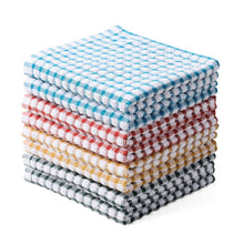 Load image into Gallery viewer, Oeleky 100% Cotton Kitchen Dish Cloths for Washing Dishes, 12x12 Inches Dish Rags, Absorbent Kitchen Cloths Pack of 8, Quick Drying Cleaning Cloths