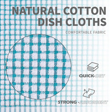 Load image into Gallery viewer, Oeleky Dish Cloths for Kitchen Washing Dishes, Super Absorbent Dish Rags, Cotton Kitchen Dish Towels Pack of 8, 12x12 Inches