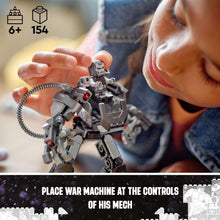 Load image into Gallery viewer, LEGO Marvel War Machine Mech Armor, Buildable Marvel Action Figure Toy for Kids with 3 Stud Shooters, Legendary Character from The MCU, Marvel Gift for Boys and Girls Aged 6 and Up, 76277
