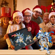 Load image into Gallery viewer, TIALLOW Mech Building Blocks Action Figure Toys, 2in1 White Tiger Transforming Robot Building Set, Converts to Tiger Model, for Adults Kids Boys Ages 8+(515 Pieces) (White Tiger)