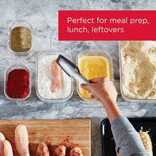 Load image into Gallery viewer, Rubbermaid Brilliance BPA-Free Food Storage Containers with Lids, Airtight Clear Set of 2 (9.6 Cup), Ideal for Lunch, Meal Prep, and Leftovers