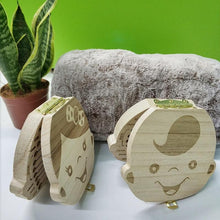 Load image into Gallery viewer, Wooden Kids Tooth Storage Box - Etrendpro