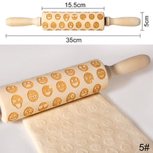 Load image into Gallery viewer, Christmas Deer Cartoon Digital Rolling Pin...