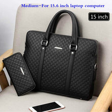 Load image into Gallery viewer, New Double Layers Men's Leather Business Briefcase....