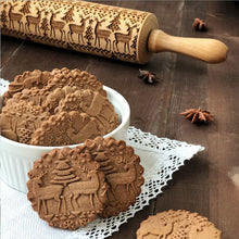 Load image into Gallery viewer, Christmas Deer Cartoon Digital Rolling Pin...