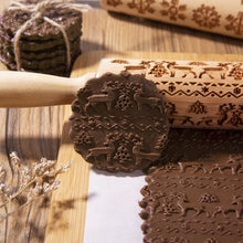 Load image into Gallery viewer, Christmas Deer Cartoon Digital Rolling Pin...