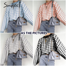 Load image into Gallery viewer, Simplee Women geometric khaki knitted winter sweater.