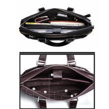 Load image into Gallery viewer, New Double Layers Men's Leather Business Briefcase....