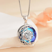 Load image into Gallery viewer, LIANYU Necklace for Women Sapphire Necklace Gifts for Wife Christmas Birthday Valentine Anniversary-Apr
